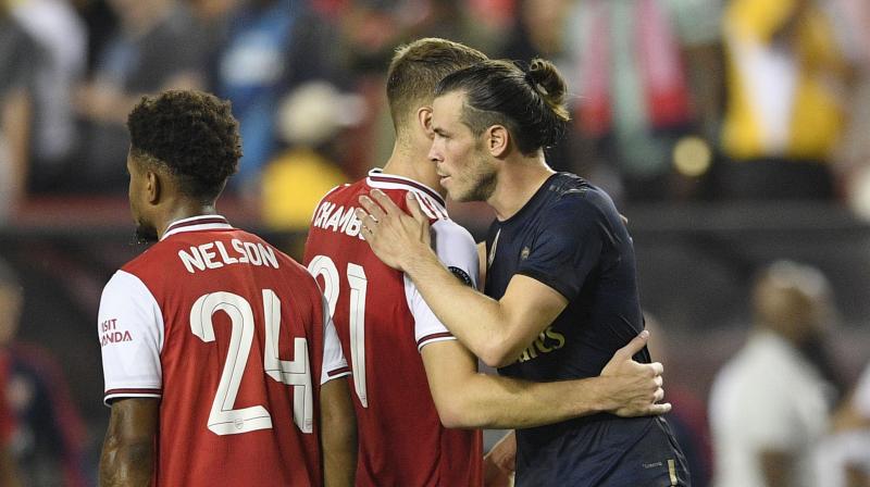 Welsh star Gareth Bale didn't play in Madrid's 3-1 loss to Bayern Munich in Houston on Saturday, manager Zinadine Zidane saying Monday he declined to dress for the match as the club pursued options for off-loading him. (Photo:AP) Welsh star Gareth Bale didn't play in Madrid's 3-1 loss to Bayern Munich in Houston on Saturday, manager Zinadine Zidane saying Monday he declined to dress for the match as the club pursued options for off-loading him. (Photo:AP)