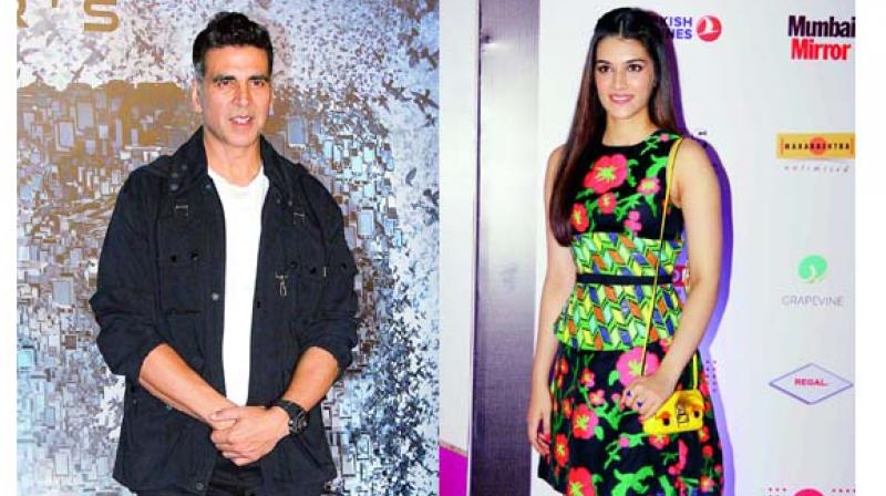 Akshay Kumar and Kriti Sanon Akshay Kumar and Kriti Sanon