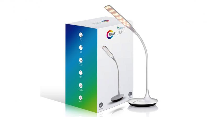 The lamp also comes with three stages of adjustable brightness levels. The lamp also comes with three stages of adjustable brightness levels.