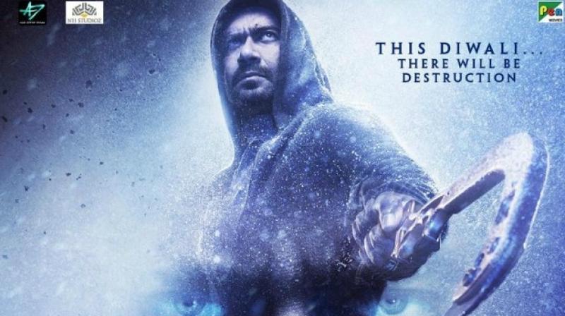 A poster of 'Shivaay'. A poster of 'Shivaay'.