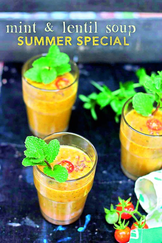 Pudina rasam Pudina rasam