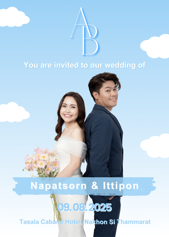 Aon and Bank invitation artwork
