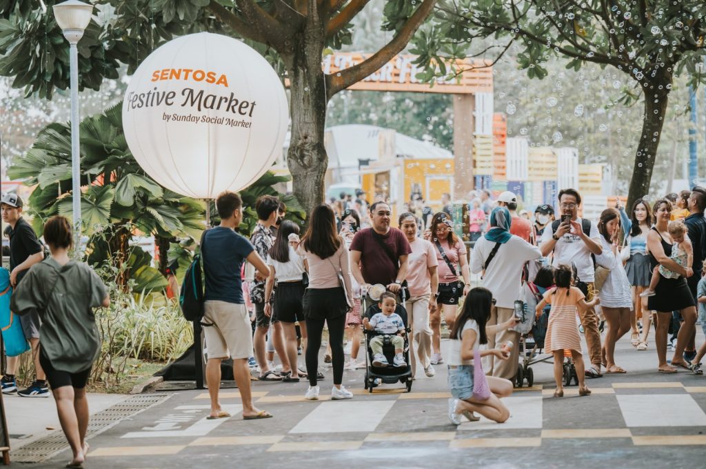 Singapore Sentosa Festive Market Sunday Social Childrens Day
