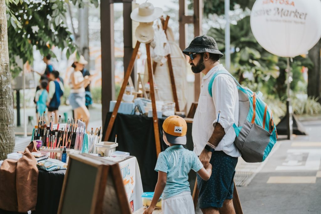 Singapore Sentosa Festive Market by Sunday Social Palawan Beach Walk