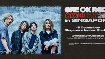 singapore one ok rock luxury disease asia tour 2023 in singapore