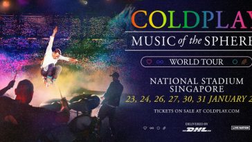 singapore coldplay music of the spheres world tour - delivered by dhl
