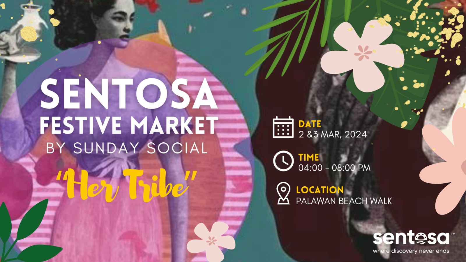singapore sentosa festive market by sunday social