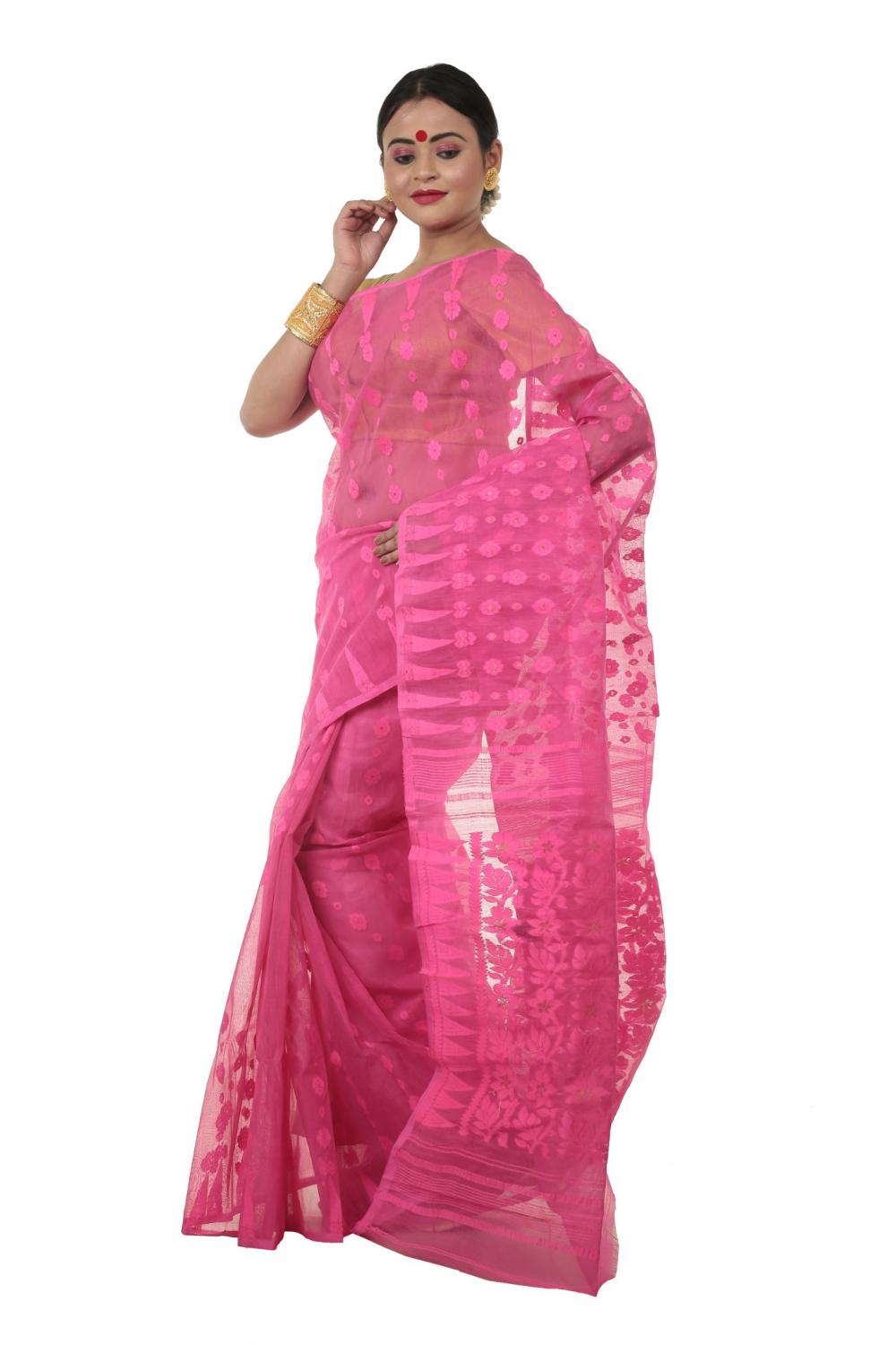 Dhakai Jamdani Saree
