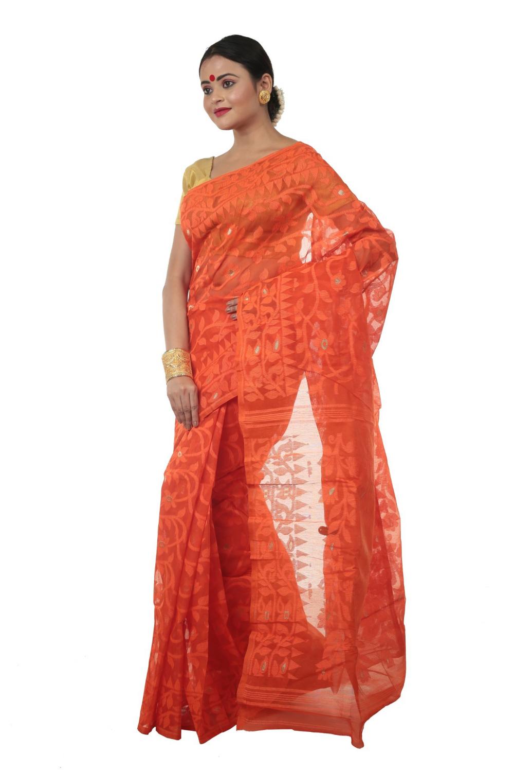 Dhakai Jamdani Saree