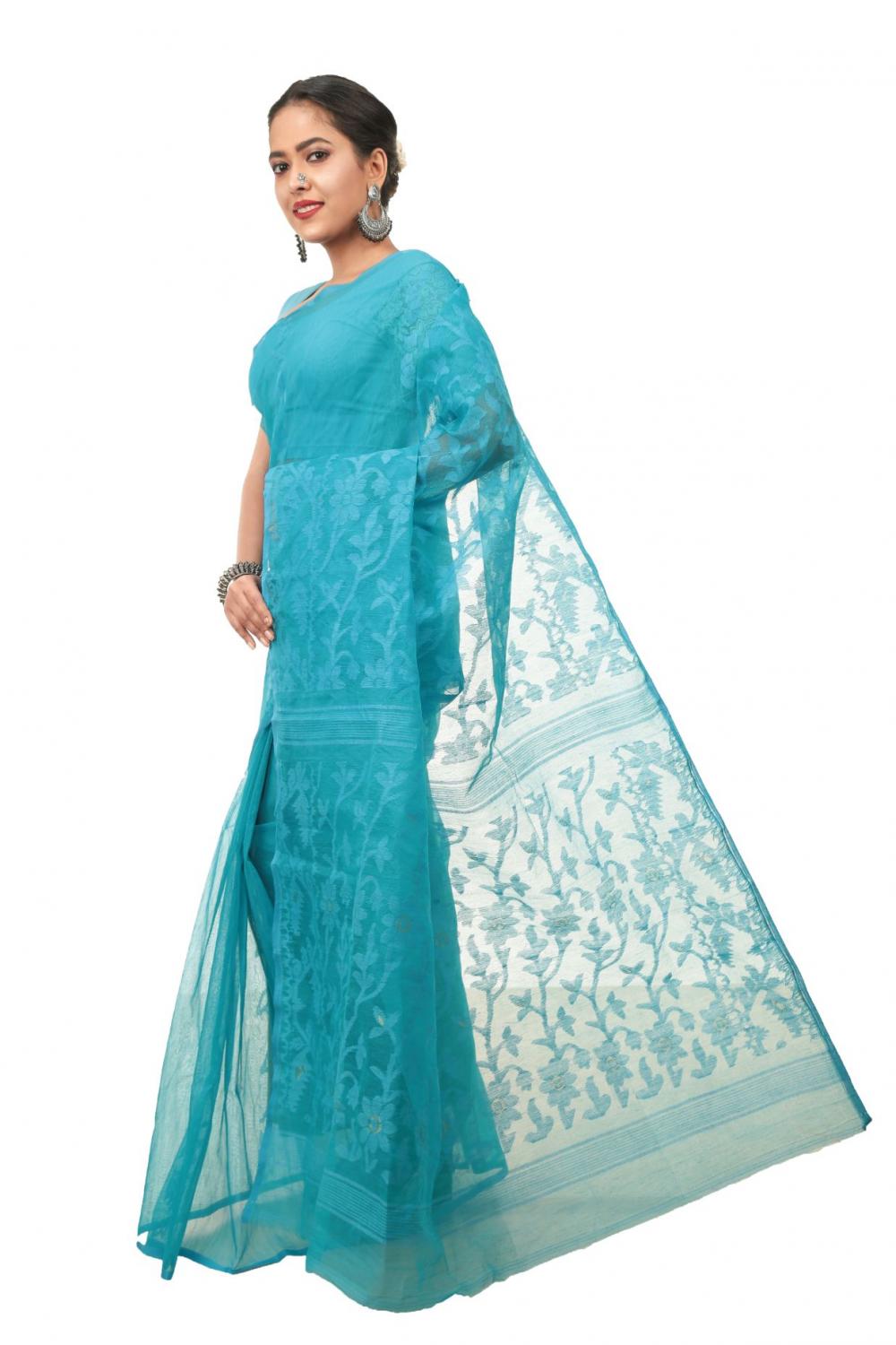 Dhakai Jamdani Saree