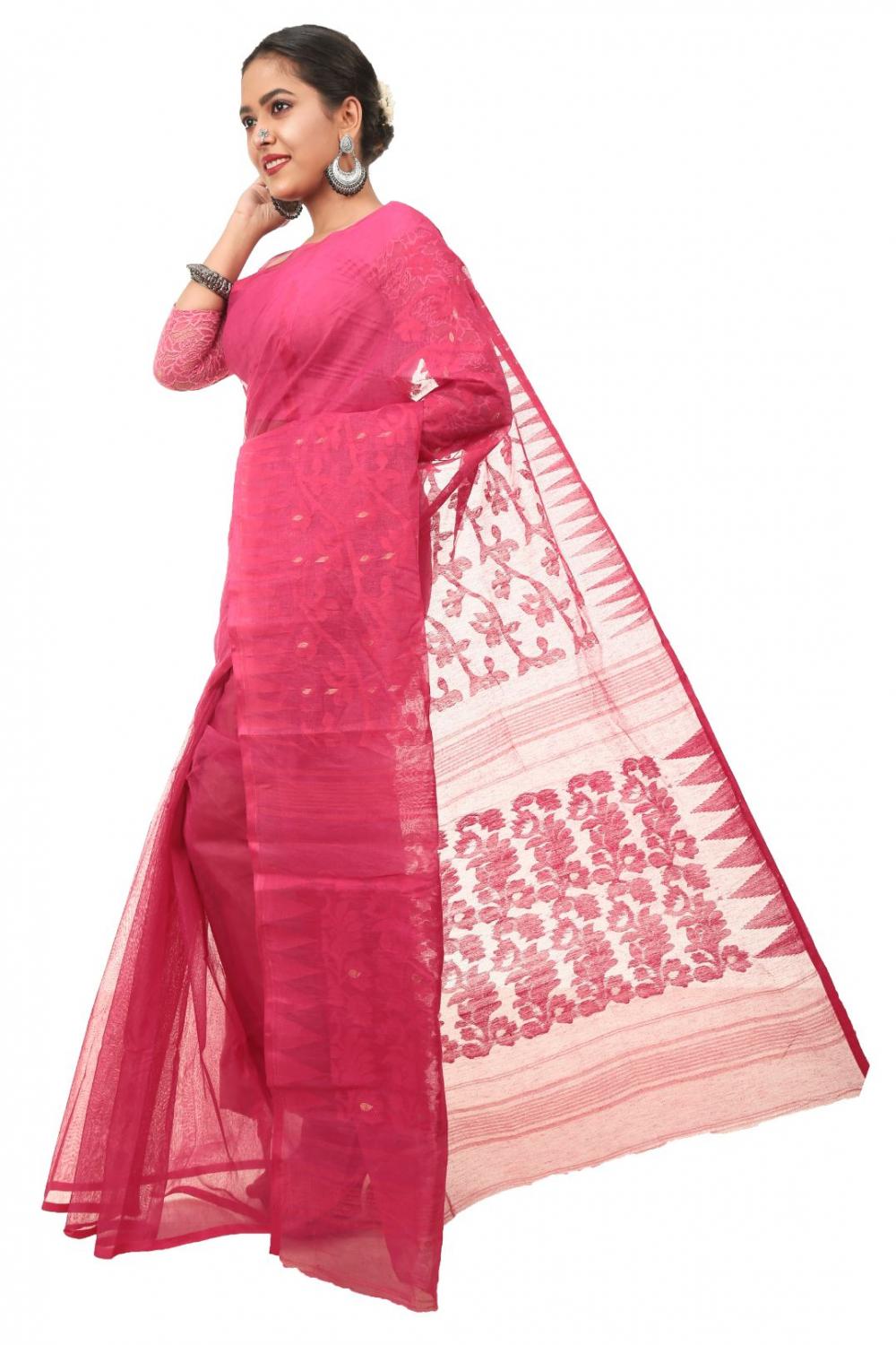 Dhakai Jamdani Saree