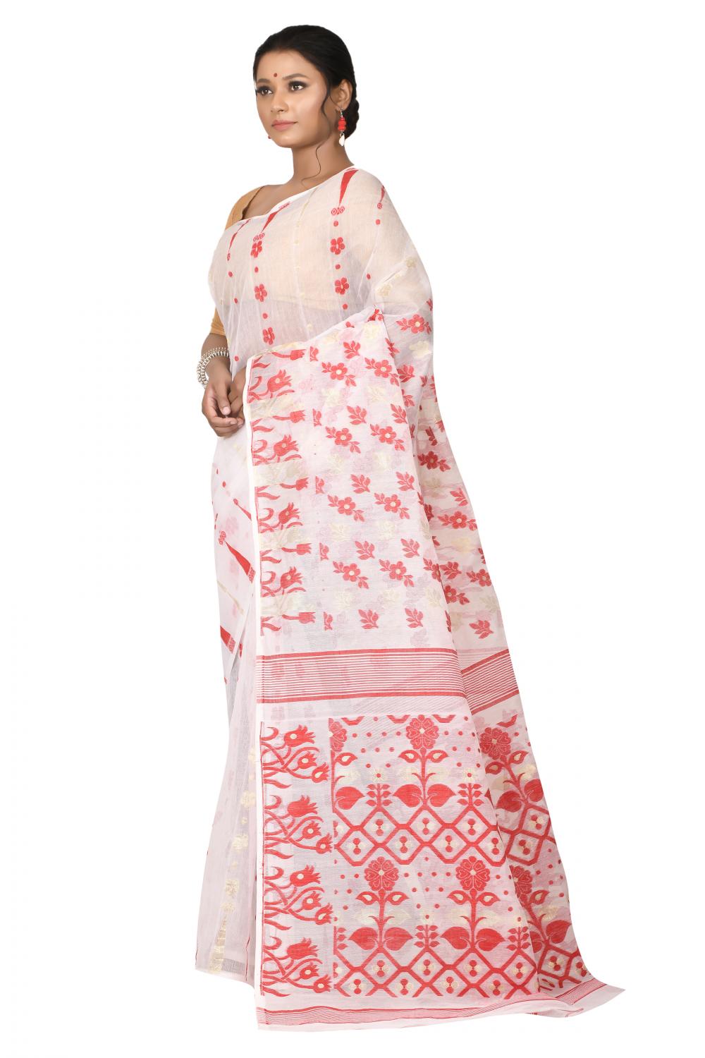 Dhakai Jamdani Saree