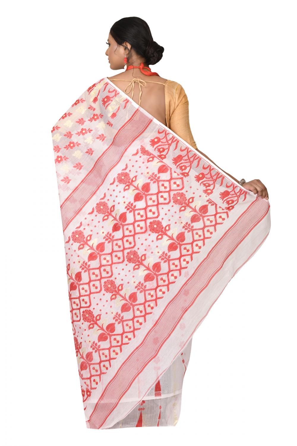 Dhakai Jamdani Saree