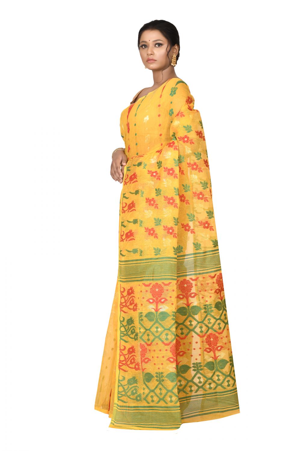 Dhakai Jamdani Saree