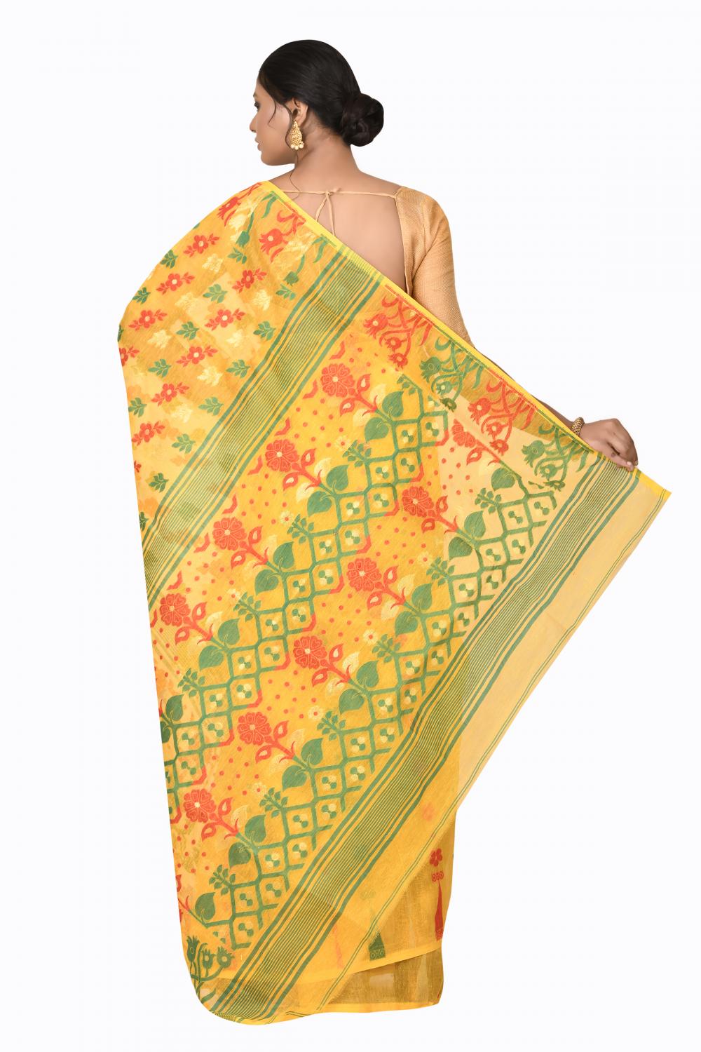 Dhakai Jamdani Saree