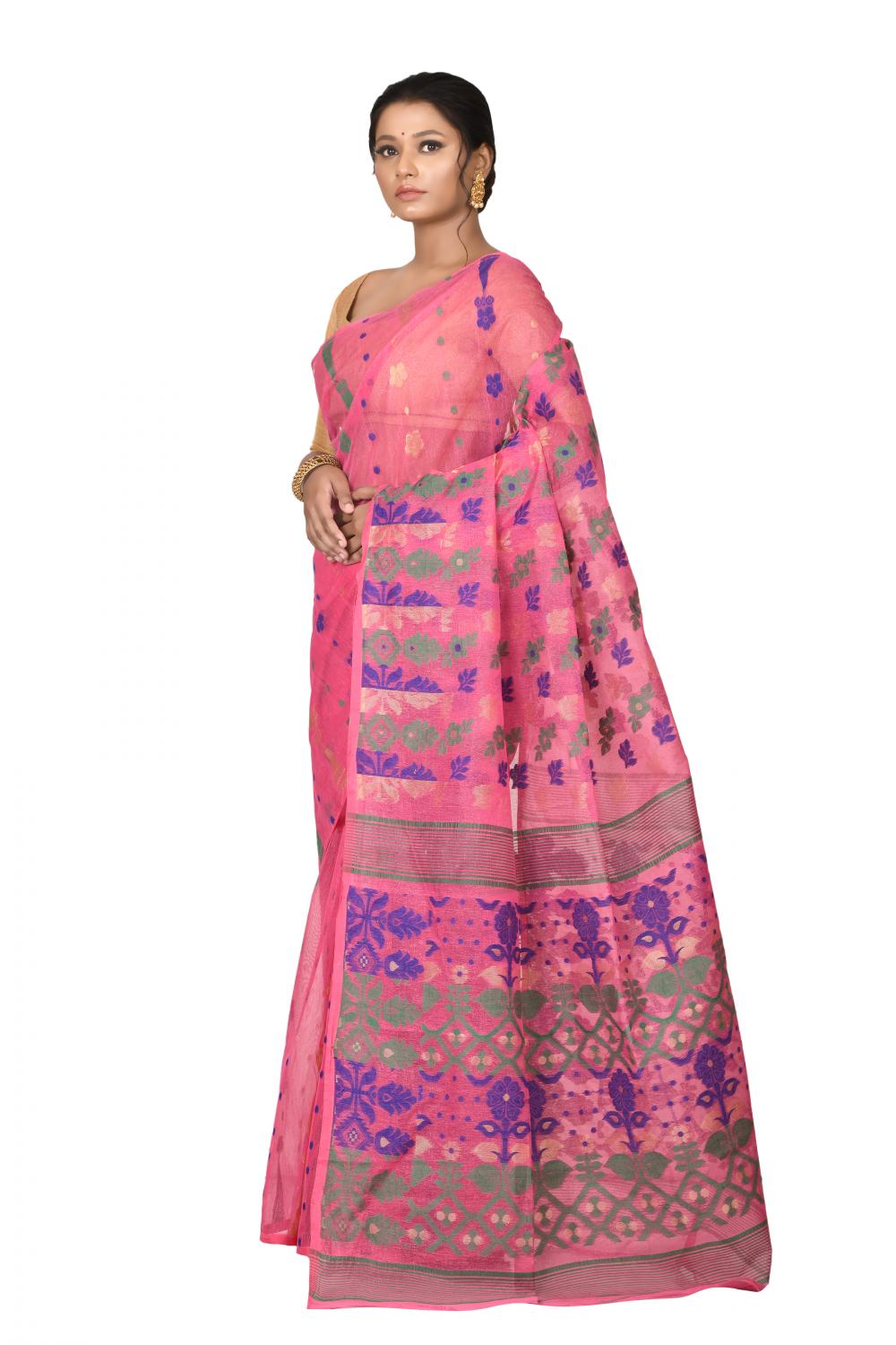 Dhakai Jamdani Saree