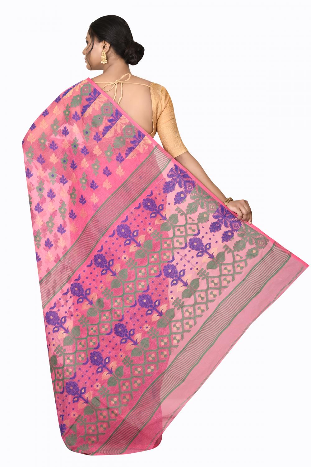 Dhakai Jamdani Saree