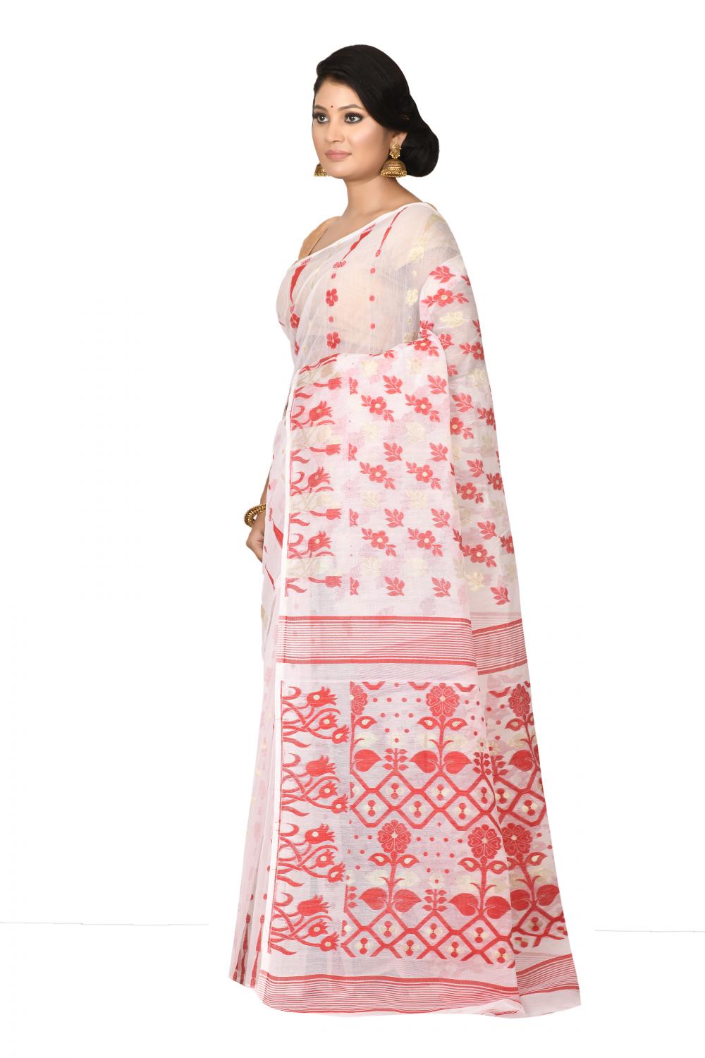 Dhakai Jamdani Saree