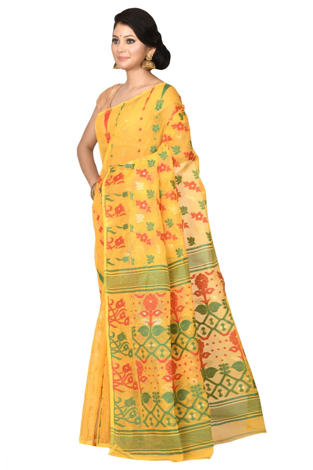 Dhakai Jamdani Saree