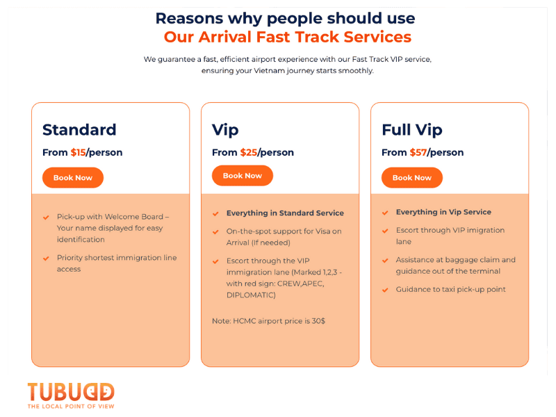 Why You Should Book Fast Track Vietnam Online With Tubudd