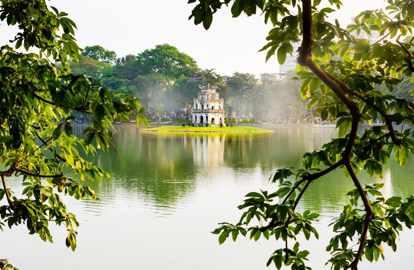 Hoan Kiem Lake and Ngoc Son Temple