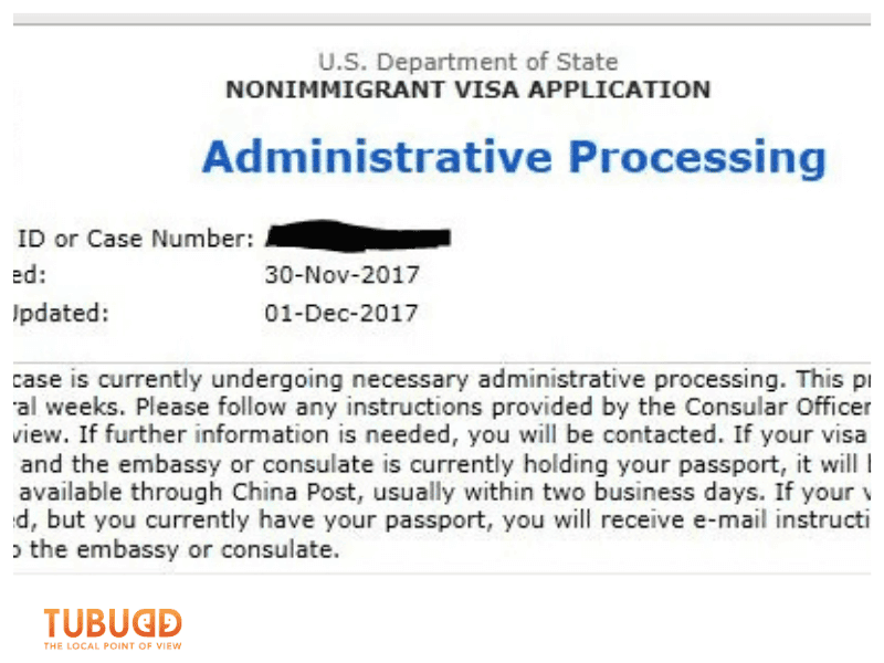 What Is Visa Administrative Processing?