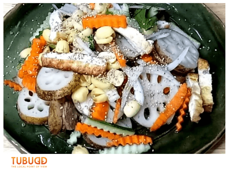 Vegetarian Lotus Salad