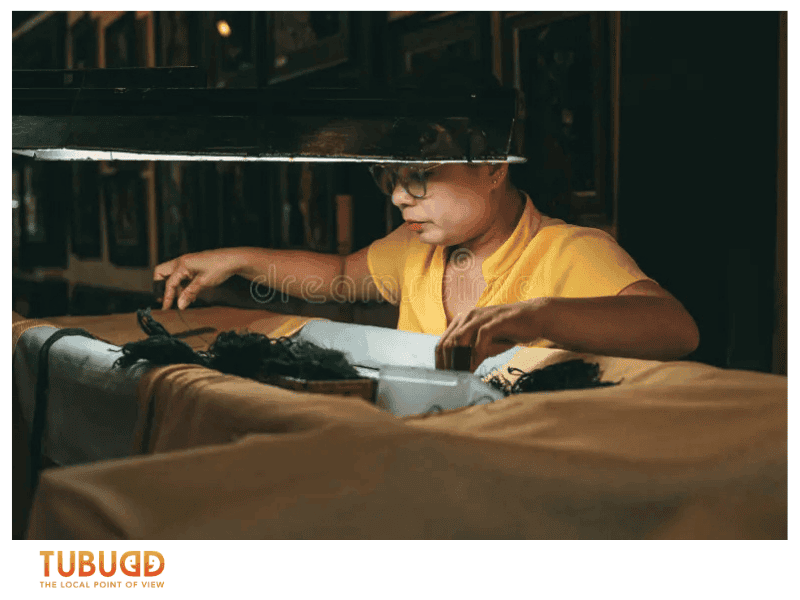 How Vietnamese Silk Painting Is Made