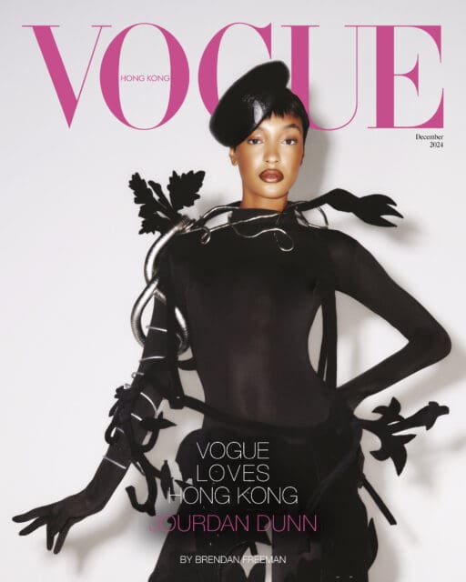 十二月刊封面|英國傳奇超模Jourdan Dunn:「我完全接受自己的自然特徵,並對自己的肌膚感到自信。」