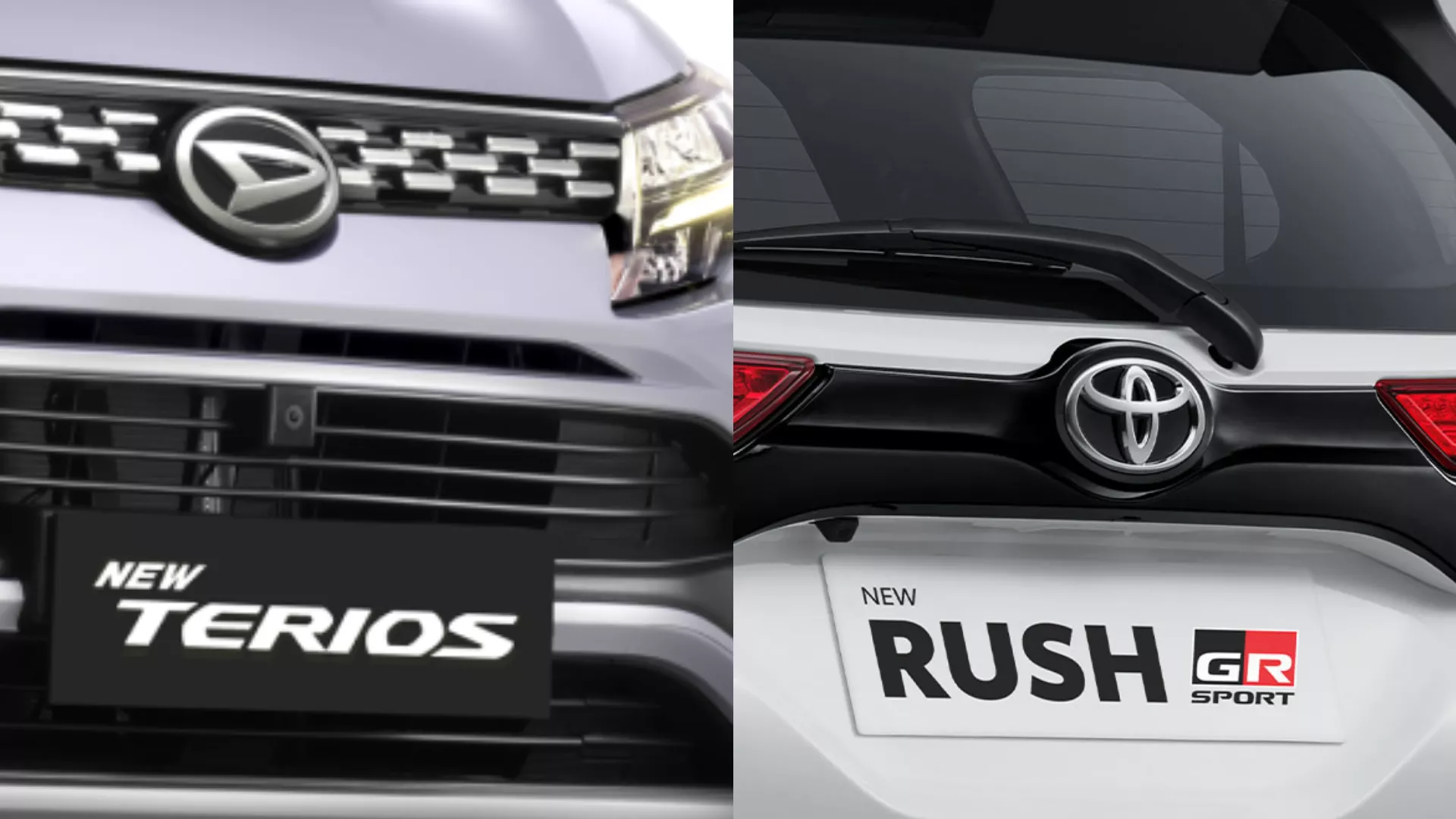 Eksterior Rush vs Terios