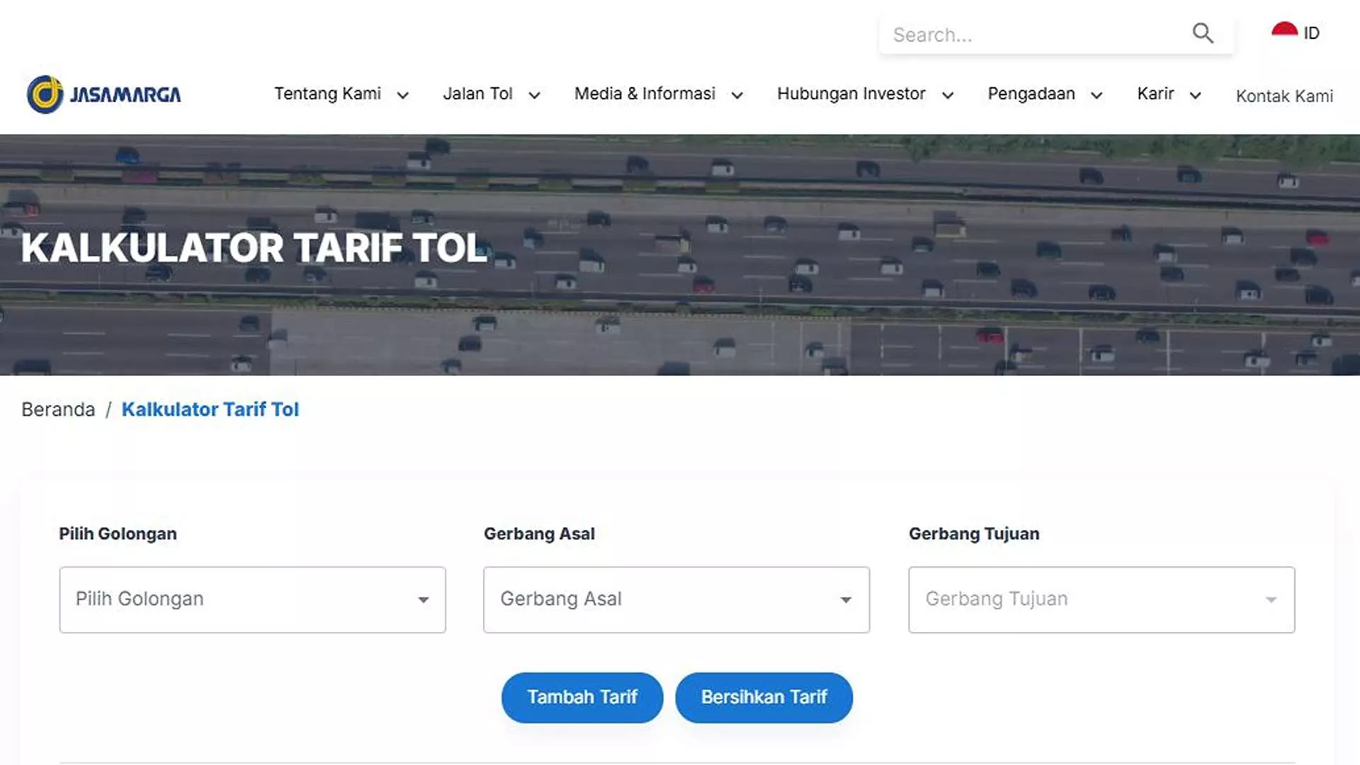 Cara Cek Tarif Tol Online