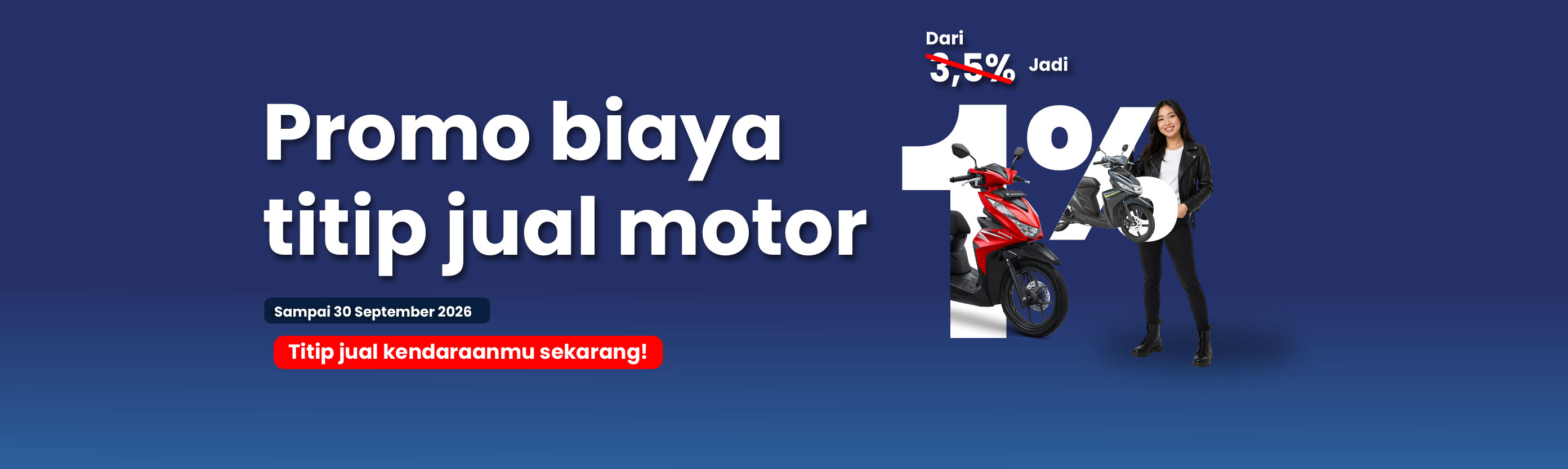 Banner Lelang Motor Bandung