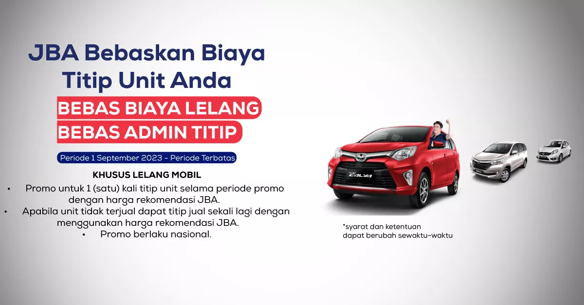 News picture Terbaru! JBA Bebaskan Biaya Titip Unit Untuk Anda Mulai September 2023!