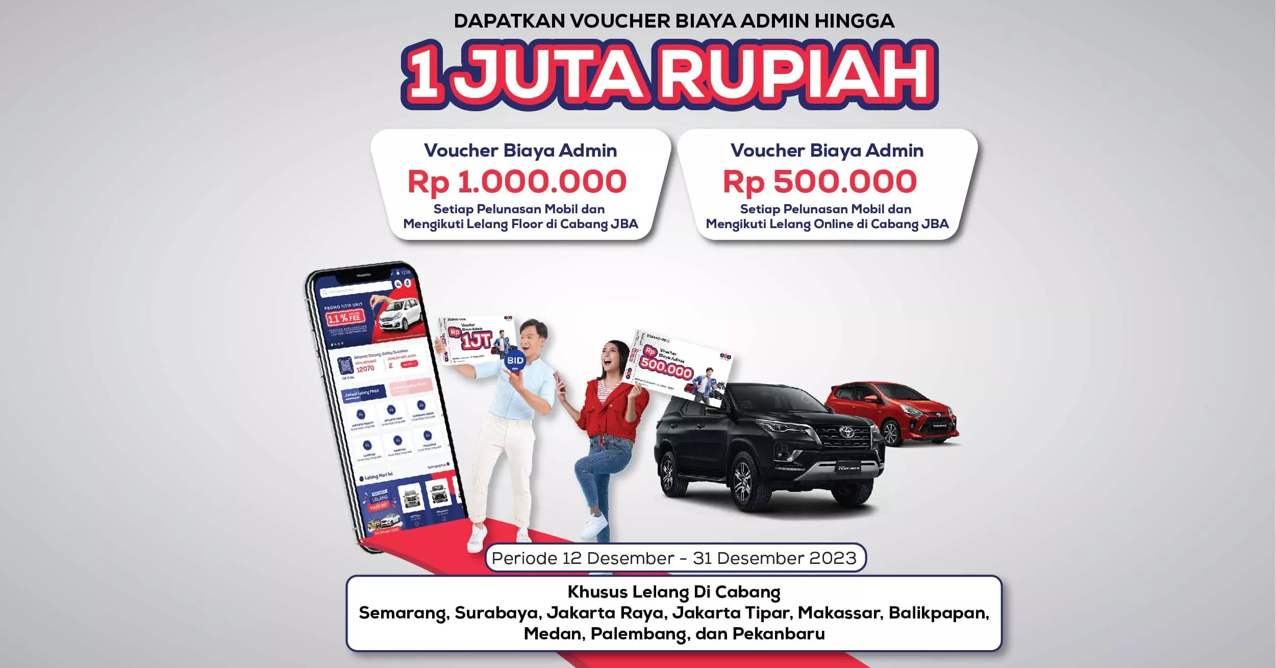 News picture Jangan Lewatkan, JBA Bagi Voucher Biaya Admin Hingga Rp 1 Juta Khusus Untuk Anda!