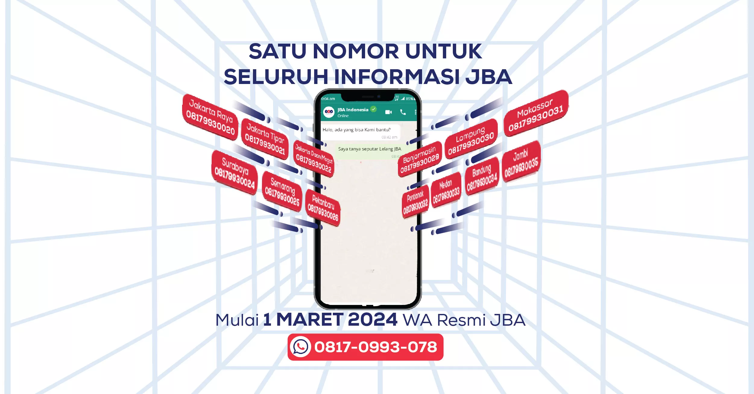 News picture Satu Nomor Whatsapp Resmi JBA Untuk Seluruh Informasi JBA Indonesia