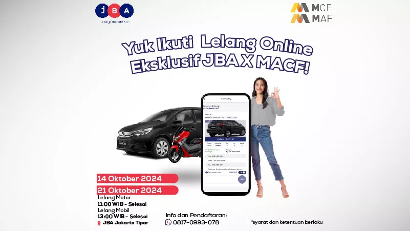 News picture LELANG EXCLUSIVE MAF dan MCF Oktober 2024