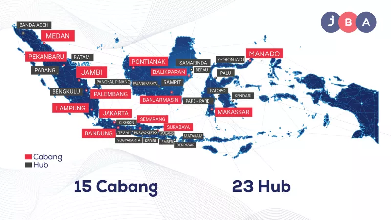 News picture Daftar Cabang dan Hub JBA Indonesia Terbaru 2025
