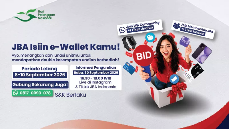 Hari Pelanggan Nasional 2026: JBA Kasih Double Kesempatan Lucky Draw!