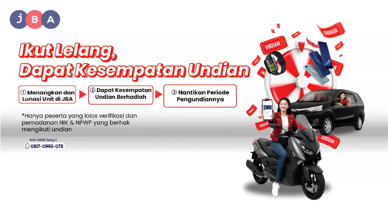 Ikut Lelang, Dapat Kesempatan Undian Berhadiah dari JBA!