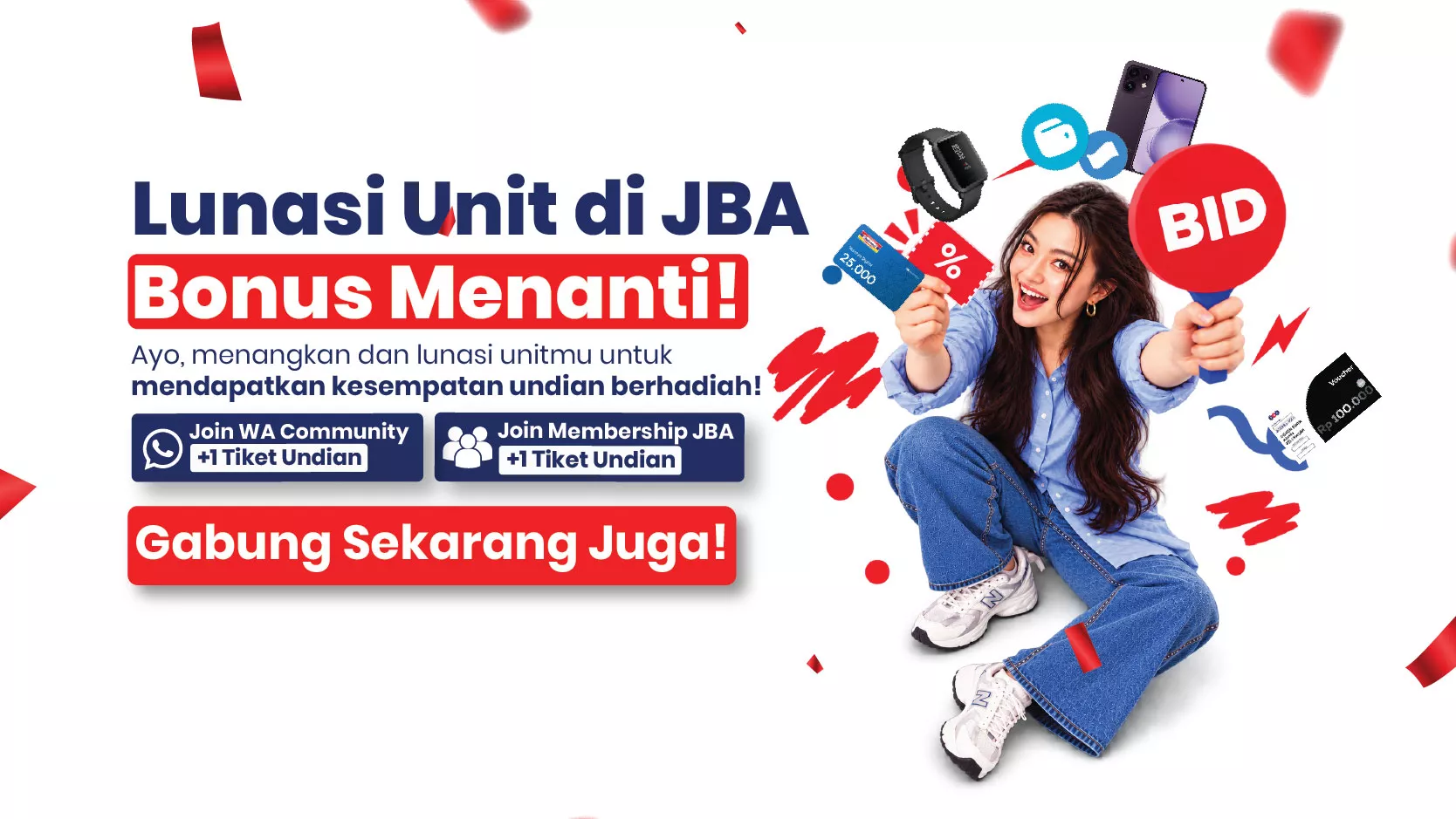 Lunasi Unit di JBA, Bonus Tiket Lucky Draw Menanti!
