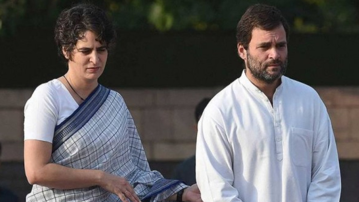 Priyanka Gandhi along with Rahul Gandhi Priyanka Gandhi along with Rahul Gandhi