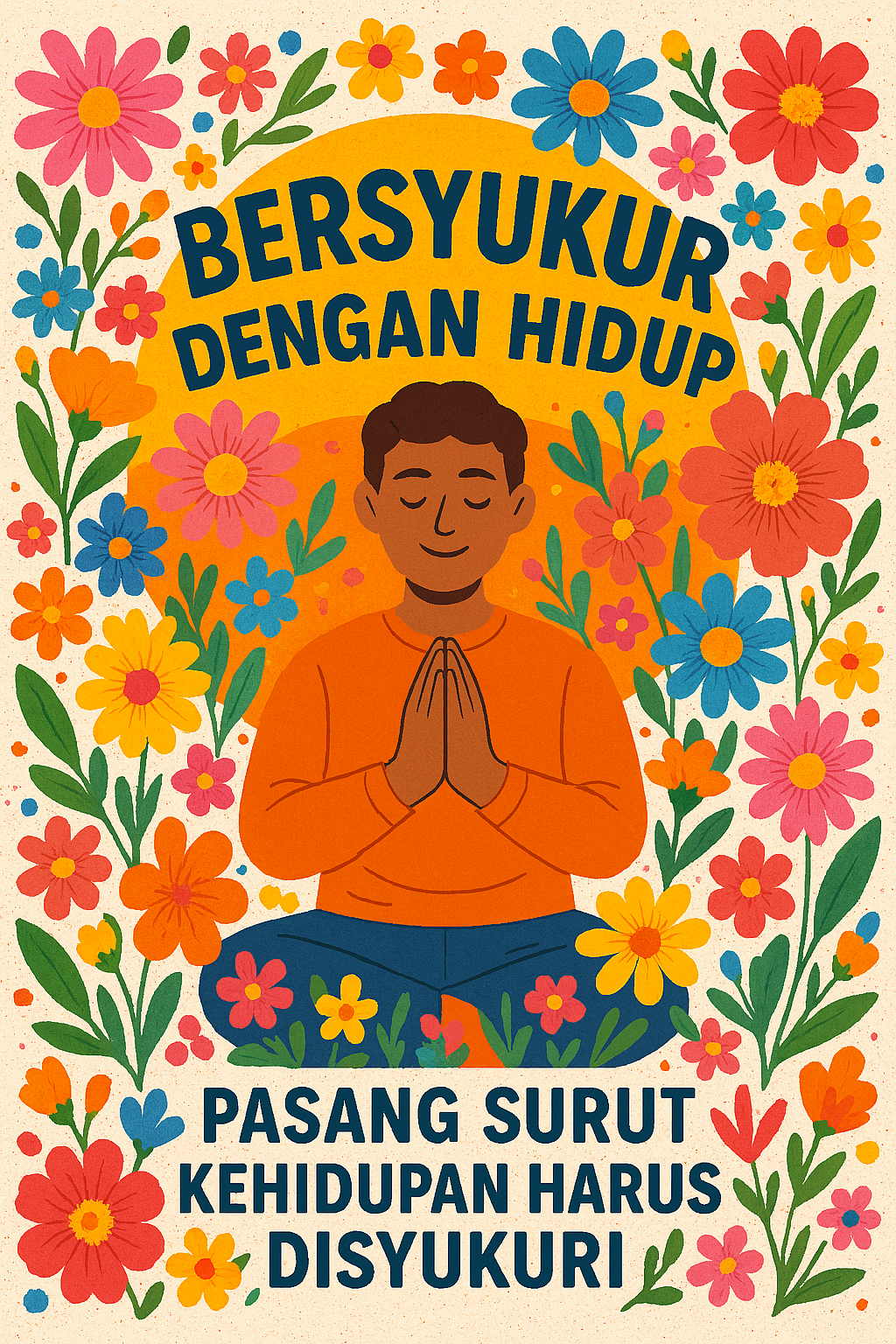 bersyukur dengan hidup, pasang surut kehidupan harus disyukuri
