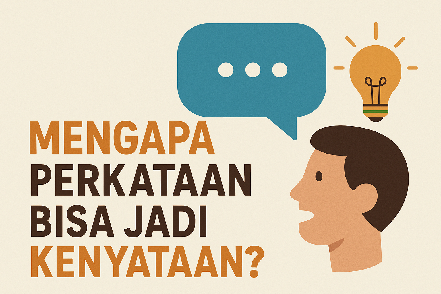 mengapa perkataan bisa menjadi nyata