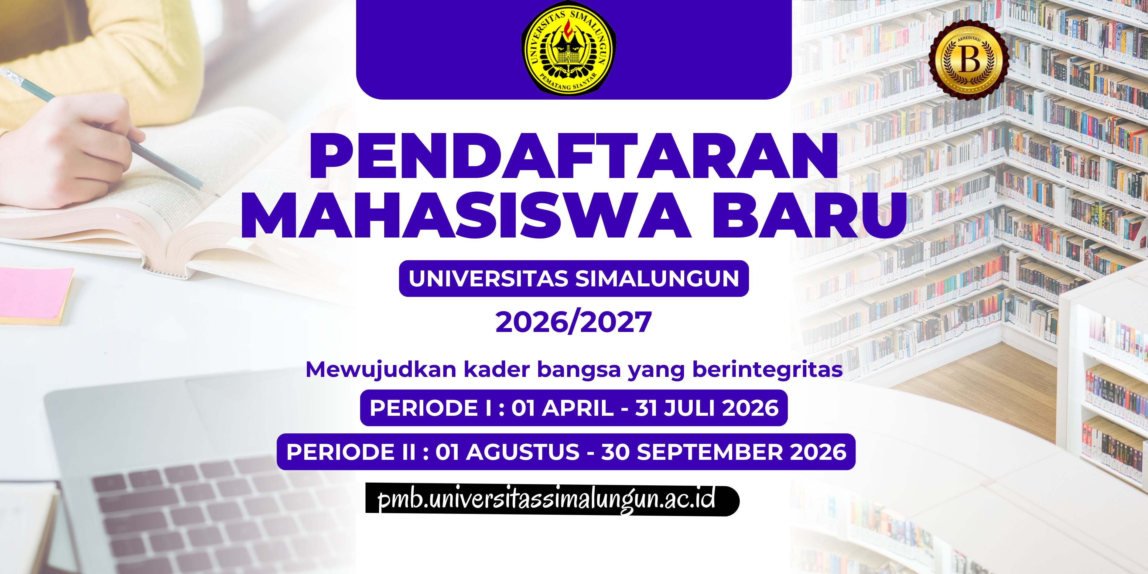 Penerimaan Mahasiswa Baru Universitas Simalungun Semester Ganjil 2026/2027
