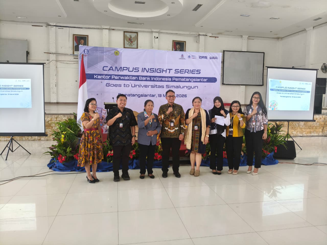 Bank Indonesia kembali hadir di Universitas Simalungun dengan tema Campus Insight Series