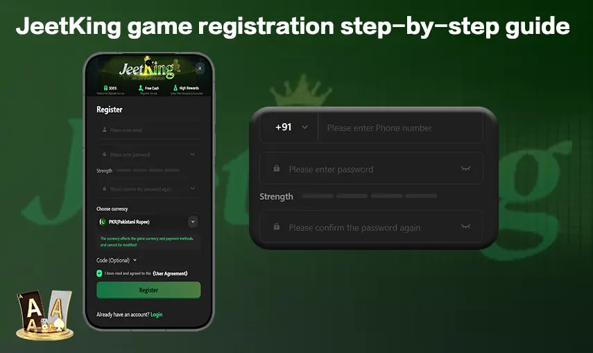 JeetKing Register guide