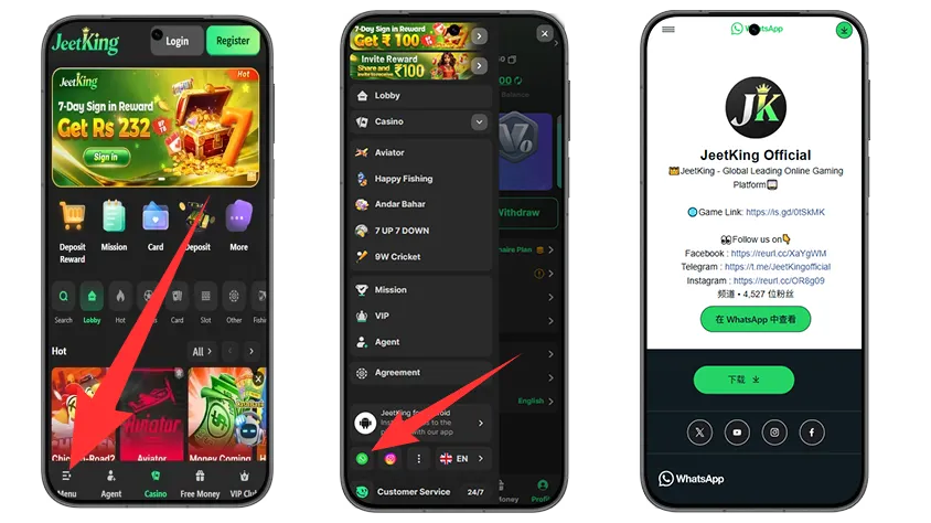 JeetKing Promo Codes Social Media