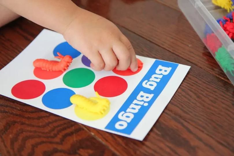 Trò chơi màu sắc cho trẻ em: Bug Bingo