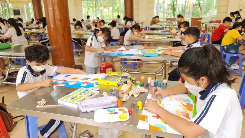 Trò chơi steam mầm non vẽ tranh