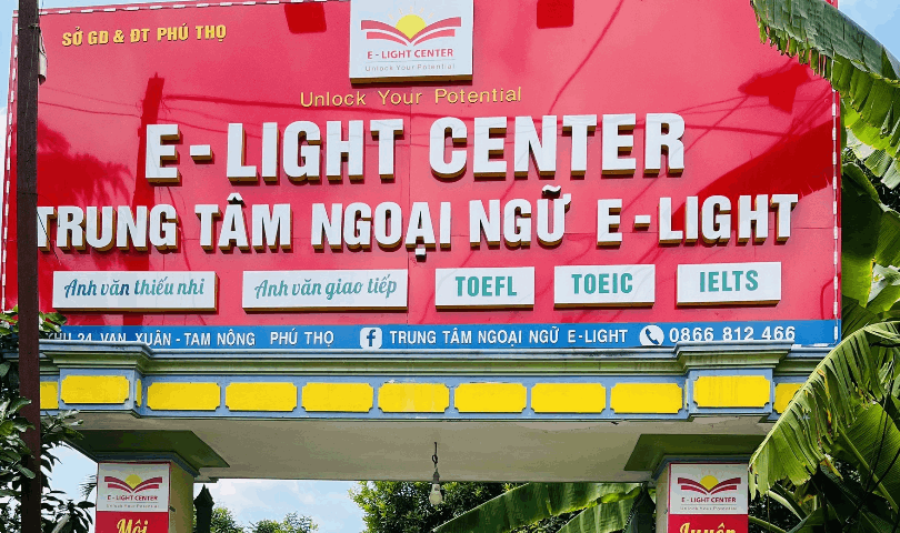 Trung Tâm Ngoại Ngữ E-Light Center - Tam Nông, Phú Thọ